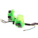 Maxbell 2Pcs 22mm Motorcycle Handlebar Switches Replaces 12V for LC135 Green