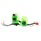 Maxbell 2Pcs 22mm Motorcycle Handlebar Switches Replaces 12V for LC135 Green