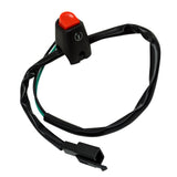 Maxbell Motorcycle Modification Start Ignition Switch Handlebar Mount Durable Sturdy
