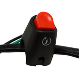Maxbell Motorcycle Modification Start Ignition Switch Handlebar Mount Durable Sturdy