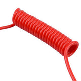 Maxbell Motorboat Kill Switch Key Lanyard Cord with Clip Hook for Boat Durable
