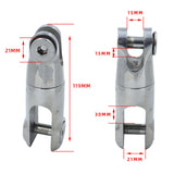 Maxbell Heavy Duty Boat Anchor Double Swivel Connector Spare Parts Replaces 10-12MM T40 T50