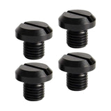 Maxbell 4x Motorcycle Mirror plug Screw Bolts M10 Metal Accessories Left