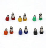 Maxbell 2 Pieces M5 0.8mm Fork Air Bleeder Pressure Valve for Motorbike Durable Black