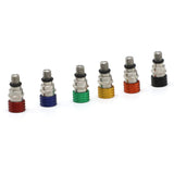 Maxbell 2 Pieces M5 0.8mm Fork Air Bleeder Pressure Valve for Motorbike Durable Black