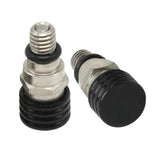 Maxbell 2 Pieces M5 0.8mm Fork Air Bleeder Pressure Valve for Motorbike Durable Black