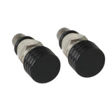 Maxbell 2 Pieces M5 0.8mm Fork Air Bleeder Pressure Valve for Motorbike Durable Black
