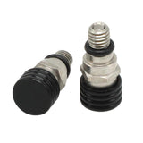 Maxbell 2 Pieces M5 0.8mm Fork Air Bleeder Pressure Valve for Motorbike Durable Black
