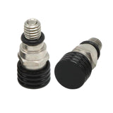 Maxbell 2 Pieces M5 0.8mm Fork Air Bleeder Pressure Valve for Motorbike Durable Black