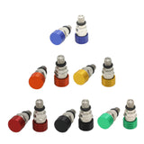 Maxbell 2 Pieces M5 0.8mm Fork Air Bleeder Pressure Valve for Motorbike Durable Black