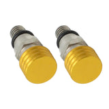 Maxbell 2 Pieces M5 0.8mm Fork Air Bleeder Pressure Valve for Motorbike Durable Gold