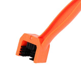 Maxbell Motorcycle Chain Cleaning Brush Chain Cleaning Brush for Mountain Bike Orange
