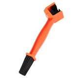 Maxbell Motorcycle Chain Cleaning Brush Chain Cleaning Brush for Mountain Bike Orange