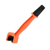 Maxbell Motorcycle Chain Cleaning Brush Chain Cleaning Brush for Mountain Bike Orange