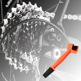 Maxbell Motorcycle Chain Cleaning Brush Chain Cleaning Brush for Mountain Bike Orange