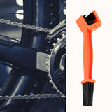 Maxbell Motorcycle Chain Cleaning Brush Chain Cleaning Brush for Mountain Bike Orange