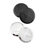 Maxbell 2x Aluminum Frame Plug Cap Cover Guard for Honda GB350S Black