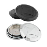 Maxbell 2x Aluminum Frame Plug Cap Cover Guard for Honda GB350S Black