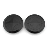 Maxbell 2x Aluminum Frame Plug Cap Cover Guard for Honda GB350S Black
