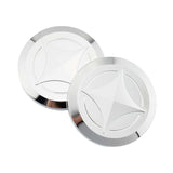 Maxbell 2x Aluminum Frame Plug Cap Cover Guard for Honda GB350S Silver