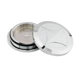 Maxbell 2x Aluminum Frame Plug Cap Cover Guard for Honda GB350S Silver