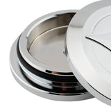 Maxbell 2x Aluminum Frame Plug Cap Cover Guard for Honda GB350S Silver