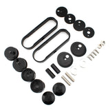 Maxbell 1Pair Drop Mirror Mount for Glides Flhx Black