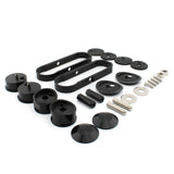 Maxbell 1Pair Drop Mirror Mount for Glides Flhx Black