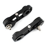 Maxbell 1Pair Drop Mirror Mount for Glides Flhx Black
