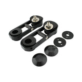 Maxbell 1Pair Drop Mirror Mount for Glides Flhx Black