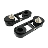 Maxbell 1Pair Drop Mirror Mount for Glides Flhx Black