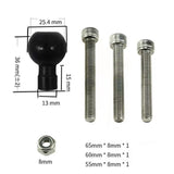 Maxbell Motorcycle Handlebar Phone Mount Ball Head Adapter Accessories Replacement