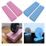 Maxbell Foam Rubber Barbell Cushion Pads Holder Equipment for Home, Office Blue