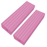 Maxbell Foam Rubber Barbell Cushion Pads Holder Equipment for Home, Office Pink
