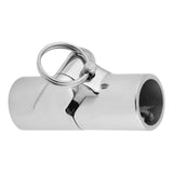 Maxbell Marine Swivel Coupling Tube Folding Deck Hinge Mount Boat Deck Hinge Yacht Diameter 22mm