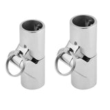 Maxbell Marine Swivel Coupling Tube Folding Deck Hinge Mount Boat Deck Hinge Yacht Diameter 22mm