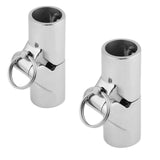 Maxbell Marine Swivel Coupling Tube Folding Deck Hinge Mount Boat Deck Hinge Yacht Diameter 22mm
