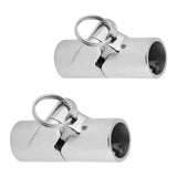 Maxbell Marine Swivel Coupling Tube Folding Deck Hinge Mount Boat Deck Hinge Yacht Diameter 22mm