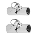 Maxbell Marine Swivel Coupling Tube Folding Deck Hinge Mount Boat Deck Hinge Yacht Diameter 22mm