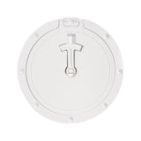 Maxbell 8.4'' Deck Plate Hatch Cover Detachable Non Slip for Marine Yacht White