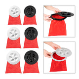 Maxbell Deck Plate Deck Cover with Storage Bag Sealed for Boat Sailing Canoe White 4inch