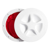 Maxbell Deck Plate Deck Cover with Storage Bag Sealed for Boat Sailing Canoe White 4inch