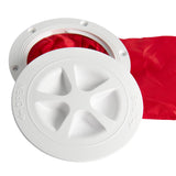 Maxbell Deck Plate Deck Cover with Storage Bag Sealed for Boat Sailing Canoe White 4inch