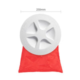 Maxbell Deck Plate Deck Cover with Storage Bag Sealed for Boat Sailing Canoe White 8inch
