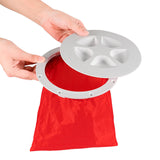 Maxbell Deck Plate Deck Cover with Storage Bag Sealed for Boat Sailing Canoe White 8inch