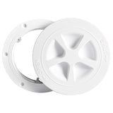 Maxbell Round Deck Inspection Access Hatch Cover PP Detachable for Marine Yacht White 8inch