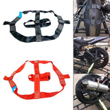 Maxbell Motorcycle Tire Strap Lightweight Portable Accs for Motor Rear Wheel Black