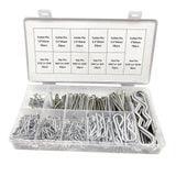 Maxbell 250 Pieces Split Pins Cotter Pins R Shaped Sturdy for Automobile Marine
