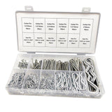 Maxbell 250 Pieces Split Pins Cotter Pins R Shaped Sturdy for Automobile Marine