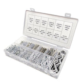 Maxbell 250 Pieces Split Pins Cotter Pins R Shaped Sturdy for Automobile Marine